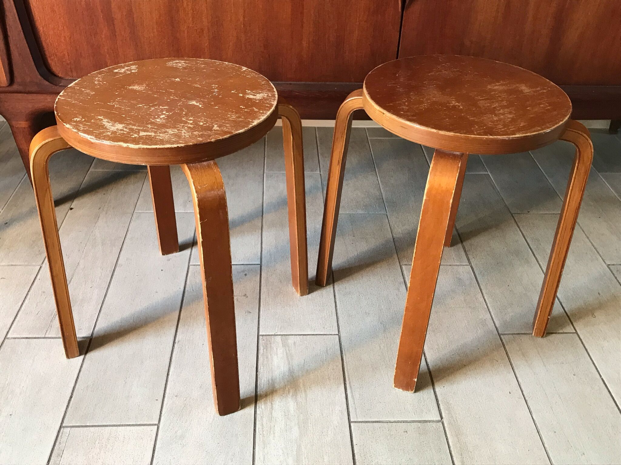 Pair of stools 1960