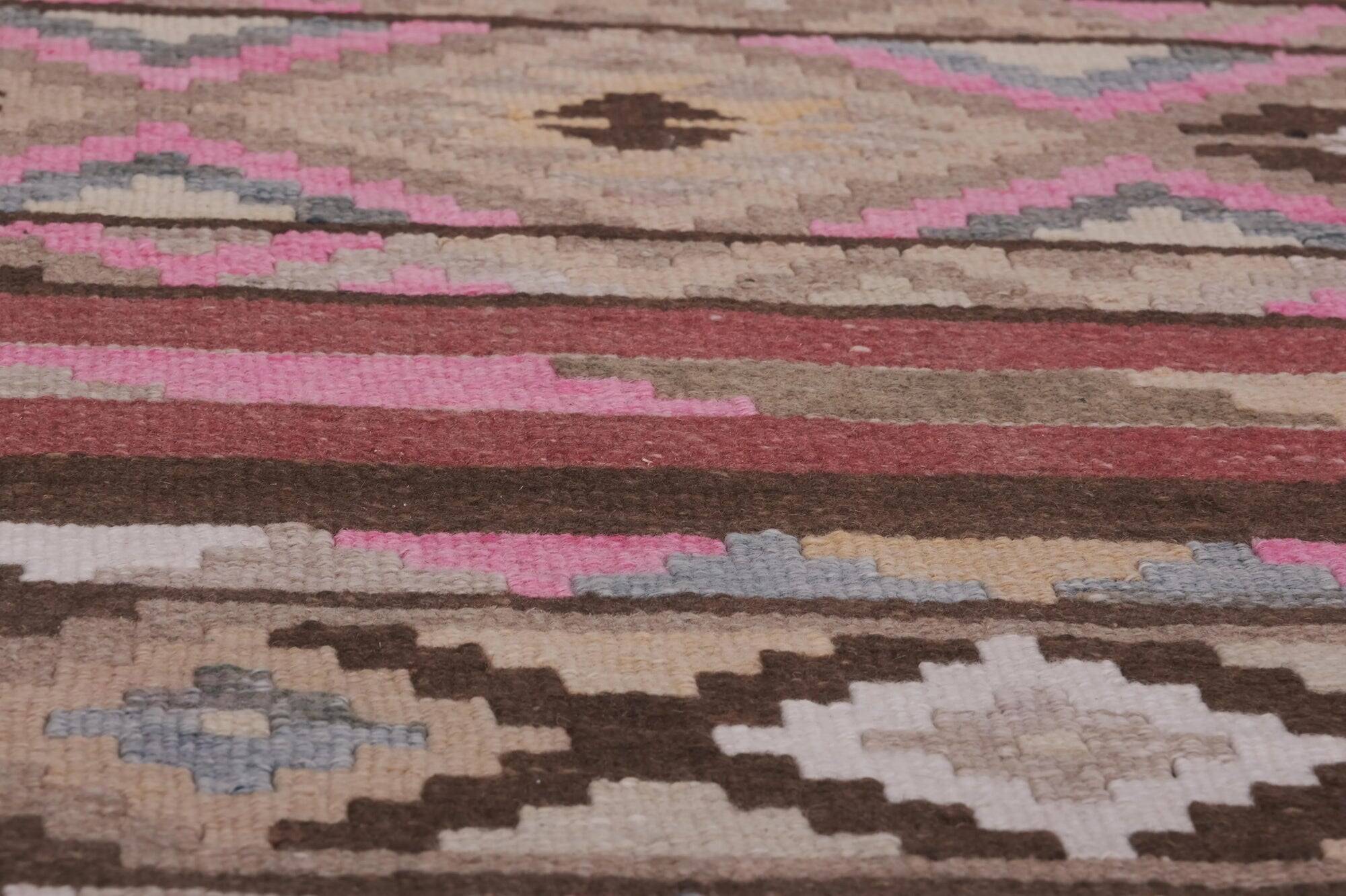 Vintage Turkish hallway rug 75x625 cm