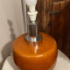 Large glazed ceramic lamp, 1970s