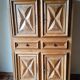 buffet sideboard light oak rustic style