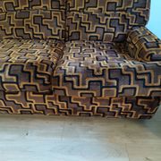 Set vintage sofa bed and 2 armchairs