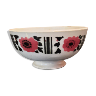 Bol ancien motif floral