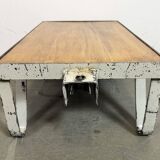 Grey Industrial Coffee Table Cart, 1960s
