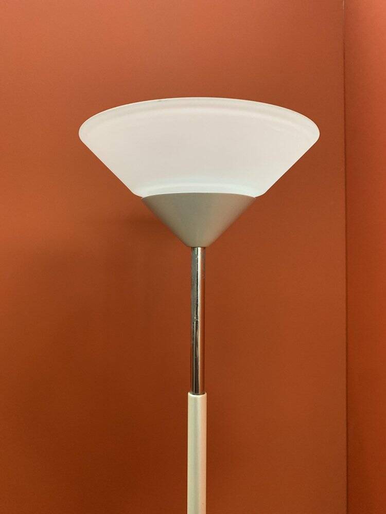 White Floor Lamp, Italy, 1980s