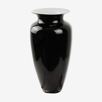 Vase noir Carlo Nason