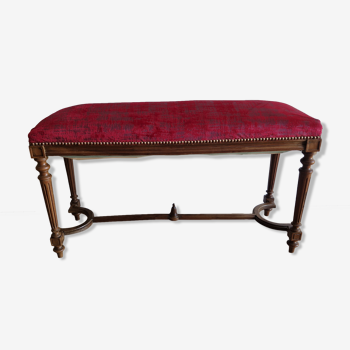 Louis XVI style two-seater bench
