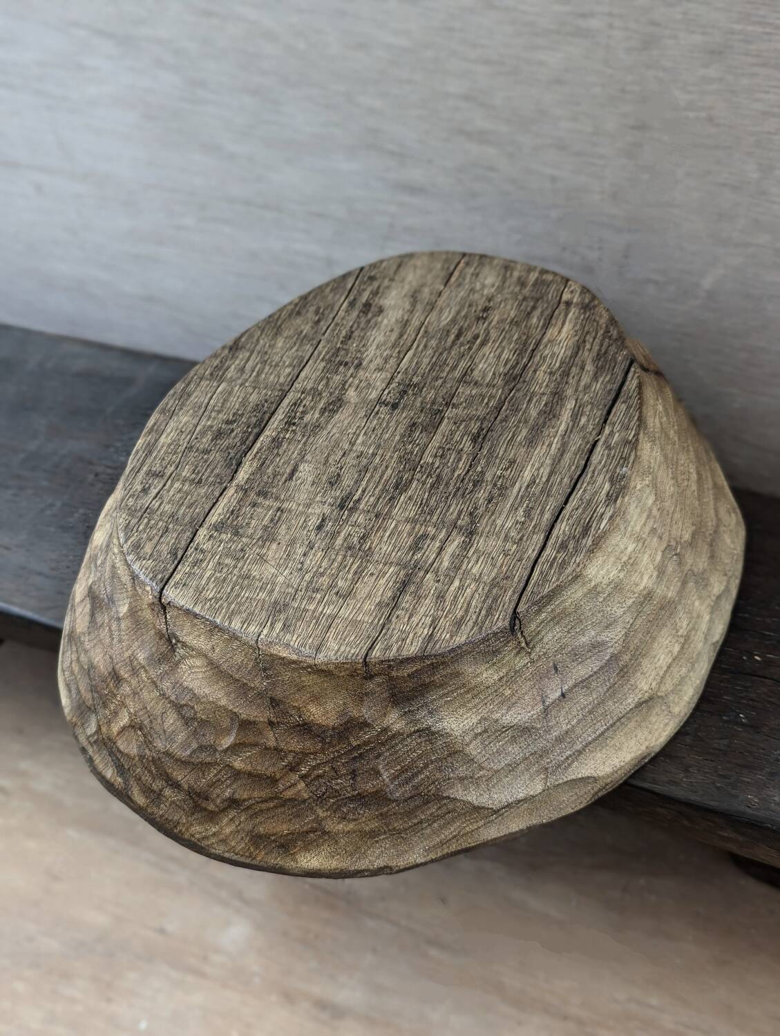 Burnt wood dish
