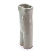 Anthropomorphic Celadon ceramic vase by Martin Hammond