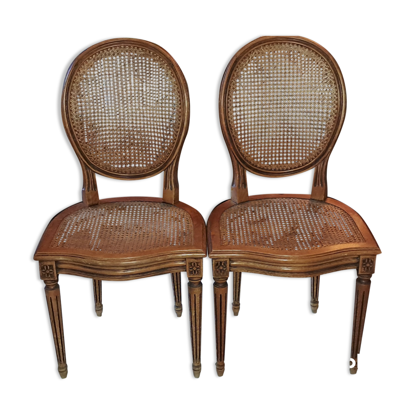 2 chairs from the Louis XVI period
