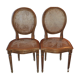 2 chairs from the Louis XVI period