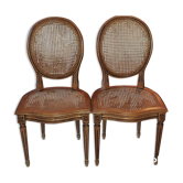 2 chairs from the Louis XVI period