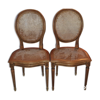 2 chairs from the Louis XVI period