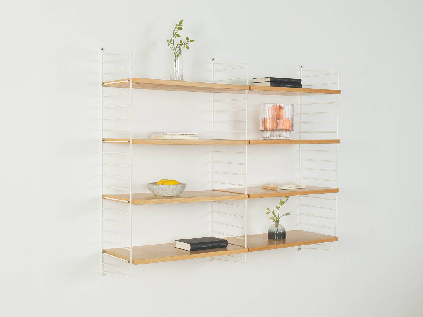 String shelf by Nils Strinning in ash veneer, 1949