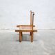 Antique Brutalist African Chair
