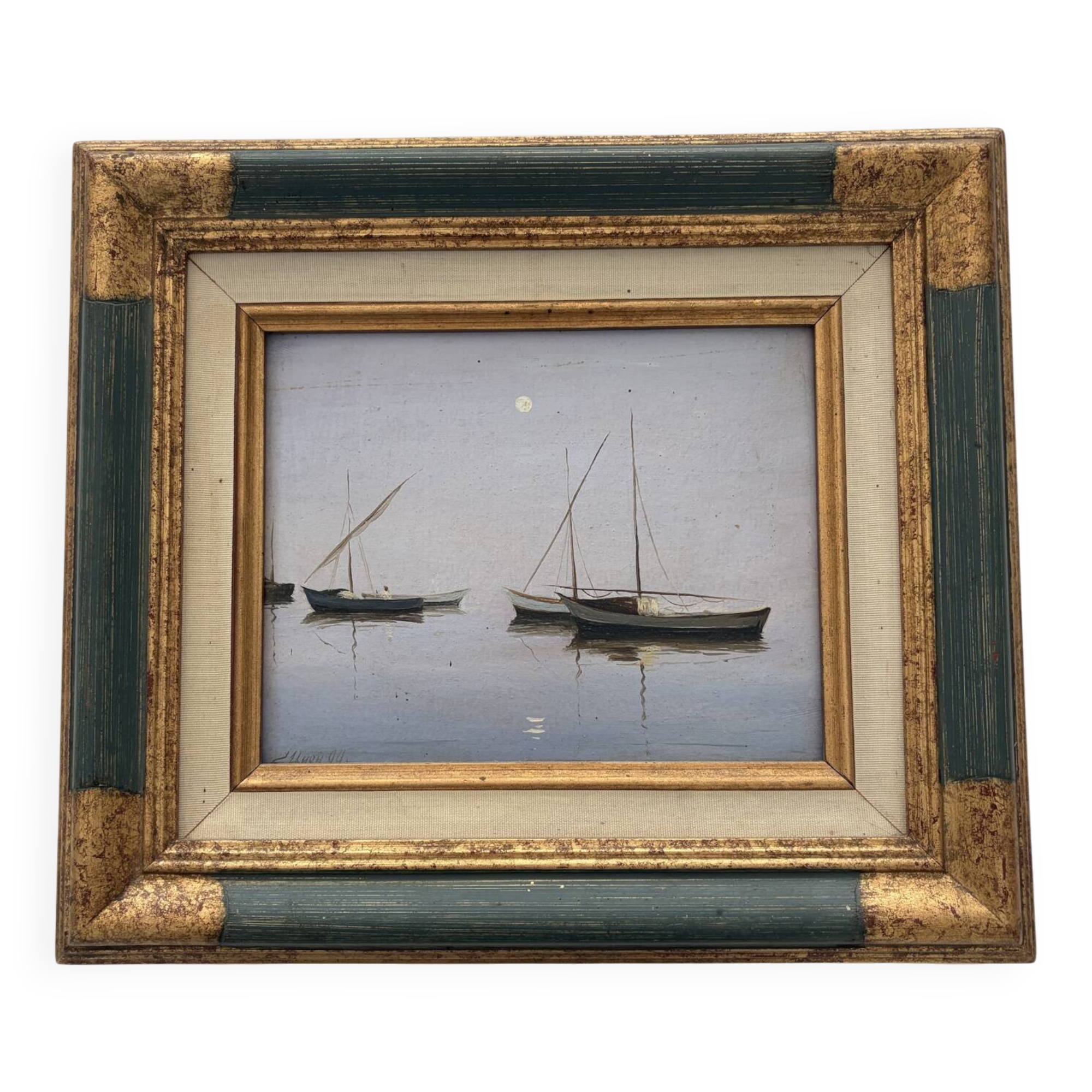 Marine landscape painting