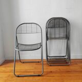 4 vintage folding chairs 1980 Niels Gammelgaard