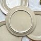 4 Small plates in speckled stoneware, Tulowice style, mid-century, 20th century