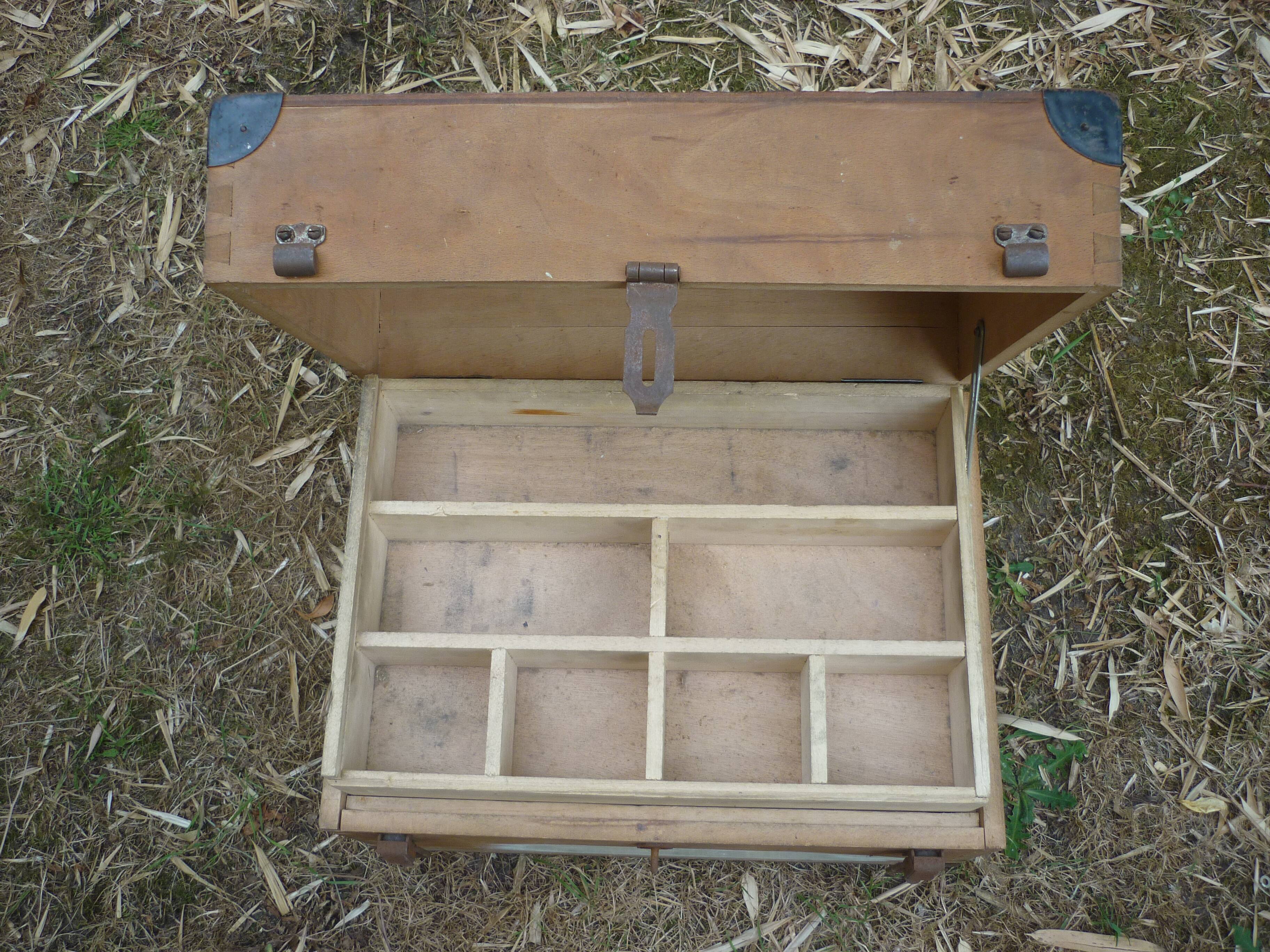 Telecoms wooden storage crate