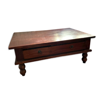 Solid wood coffee table