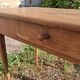 Small table in raw oak