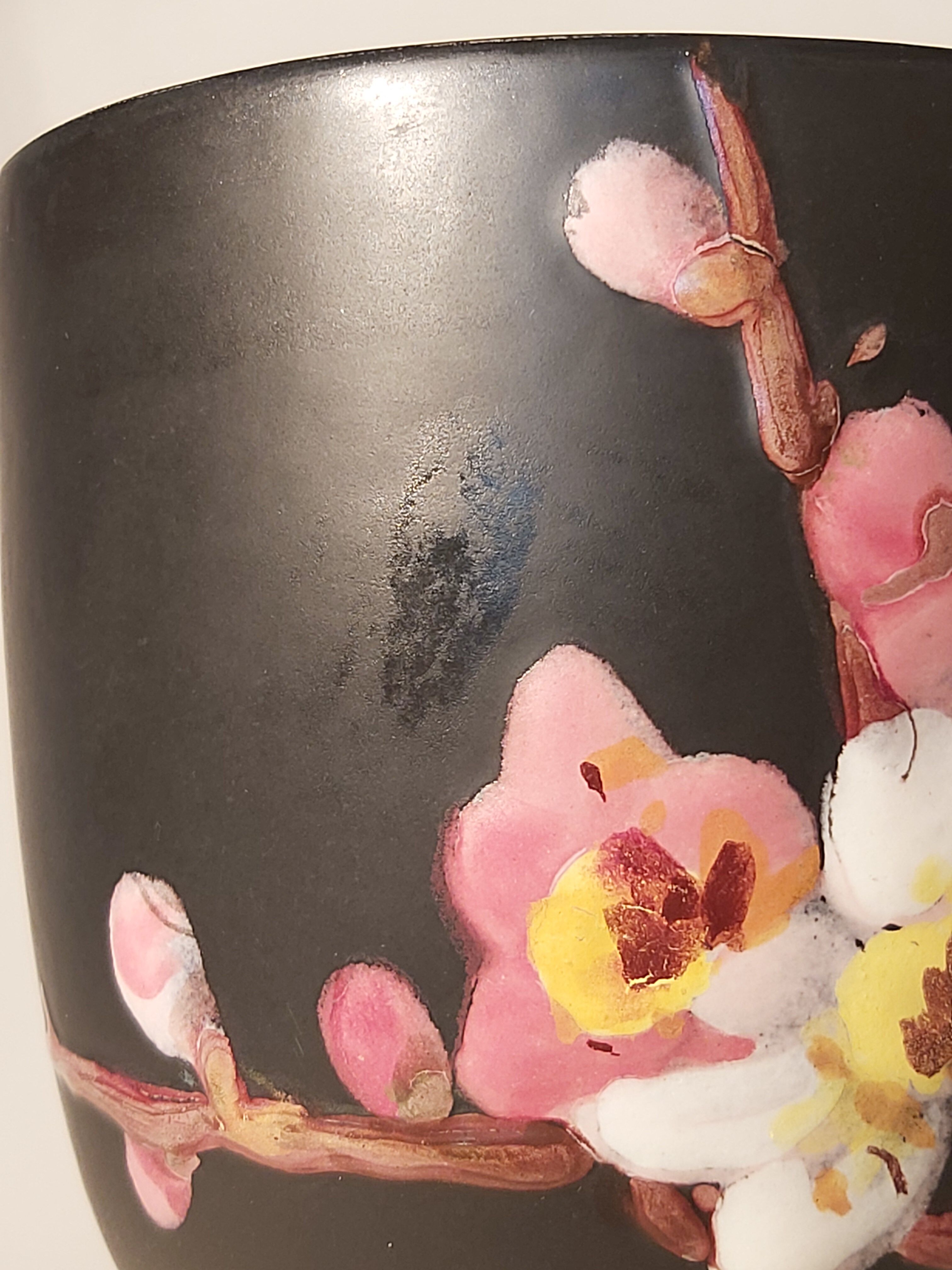 Ceramic vase by Giraud Vallauris 60s