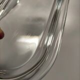 Vintage moulded glass butter