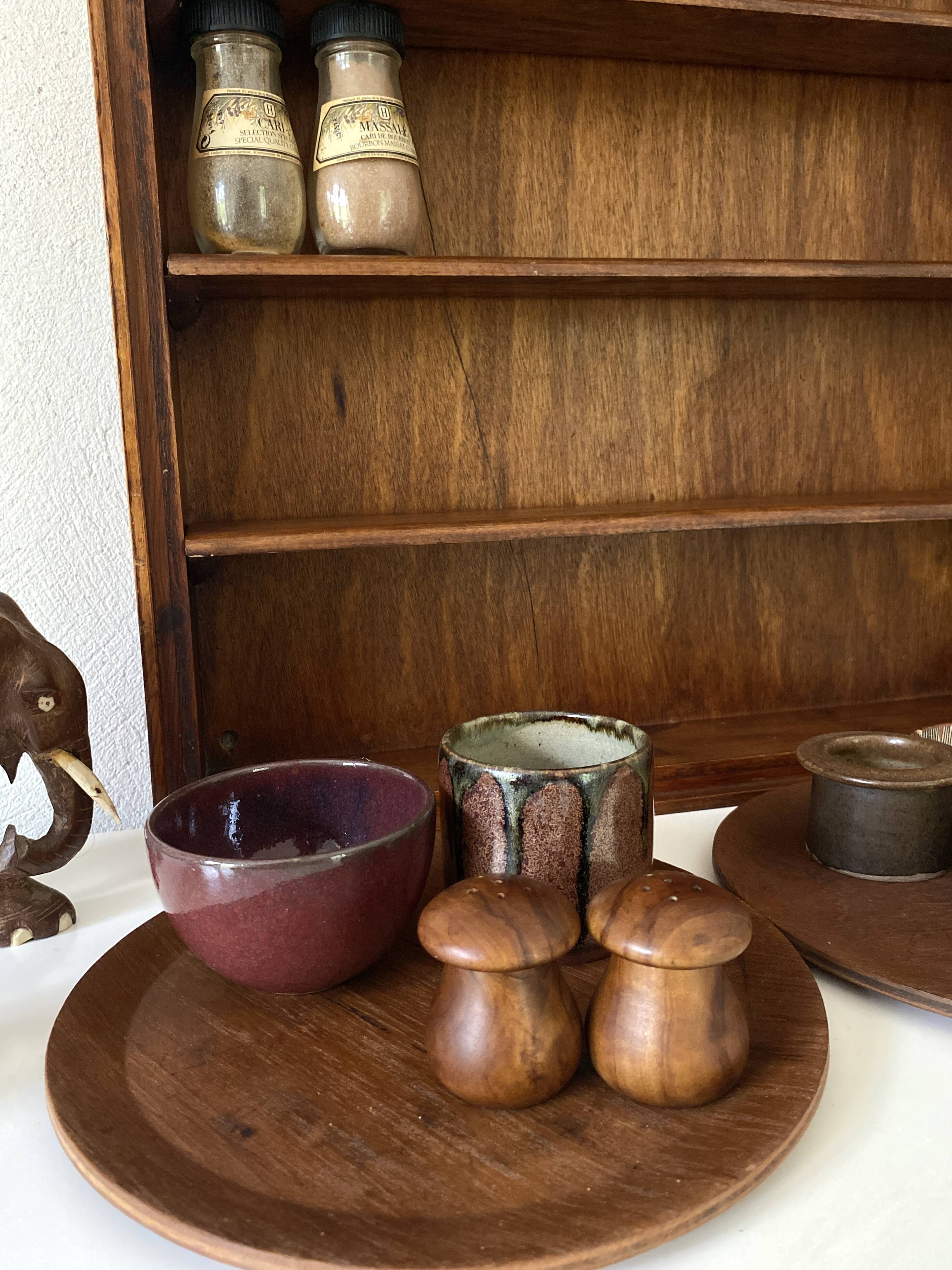 Teak tray signed Le Creuset, Denmark