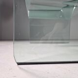 "Ghost" chair in glass by Cini Boeri for FIAM Italy, 1980s.