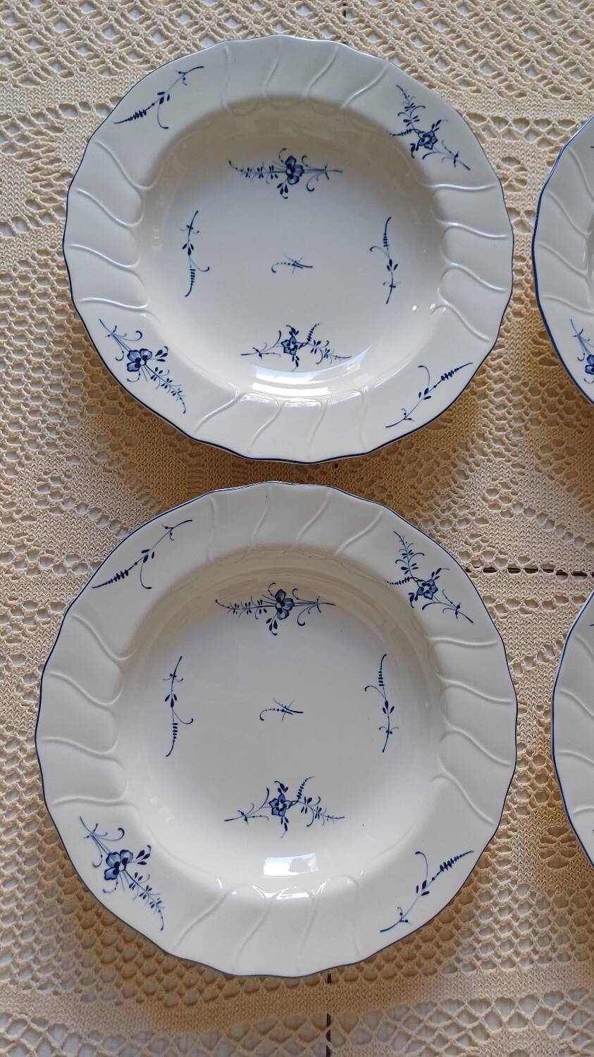 Set of soup plates Vieux Luxembourg Villeroy and Boch