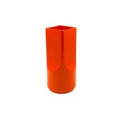 Studio Opi, vase en céramique orange de l'ère spatiale, Gabbianelli Italie ca. 1960