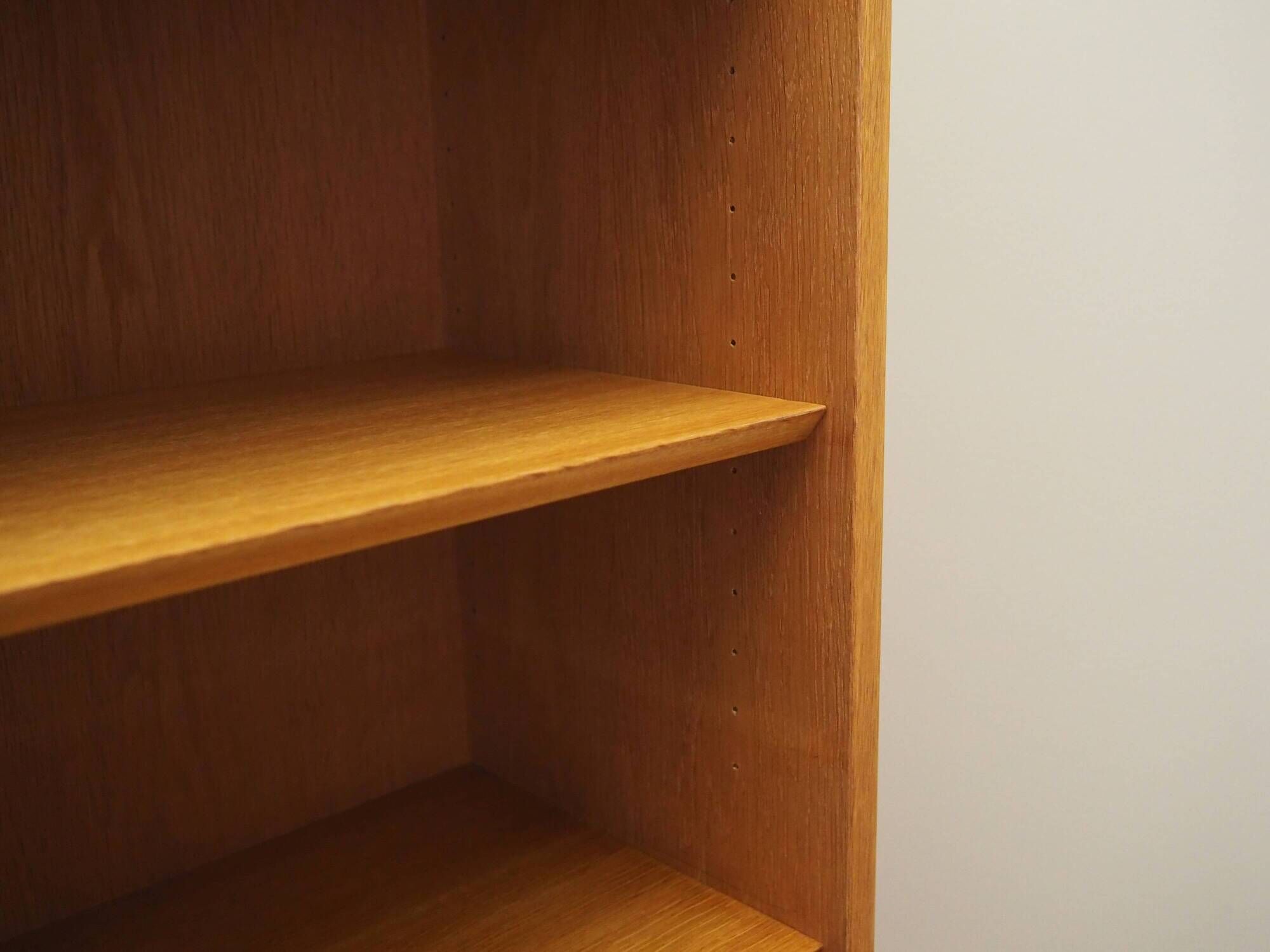 Ash bookcase, Danish design, 1970s, production: Hundevad