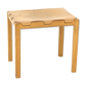 Leather stool "Model 1040", Glasmäster Markaryd, Sweden, 1960