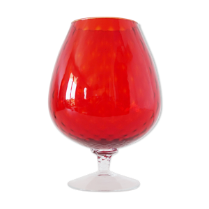 Vase italien Empoli rouge