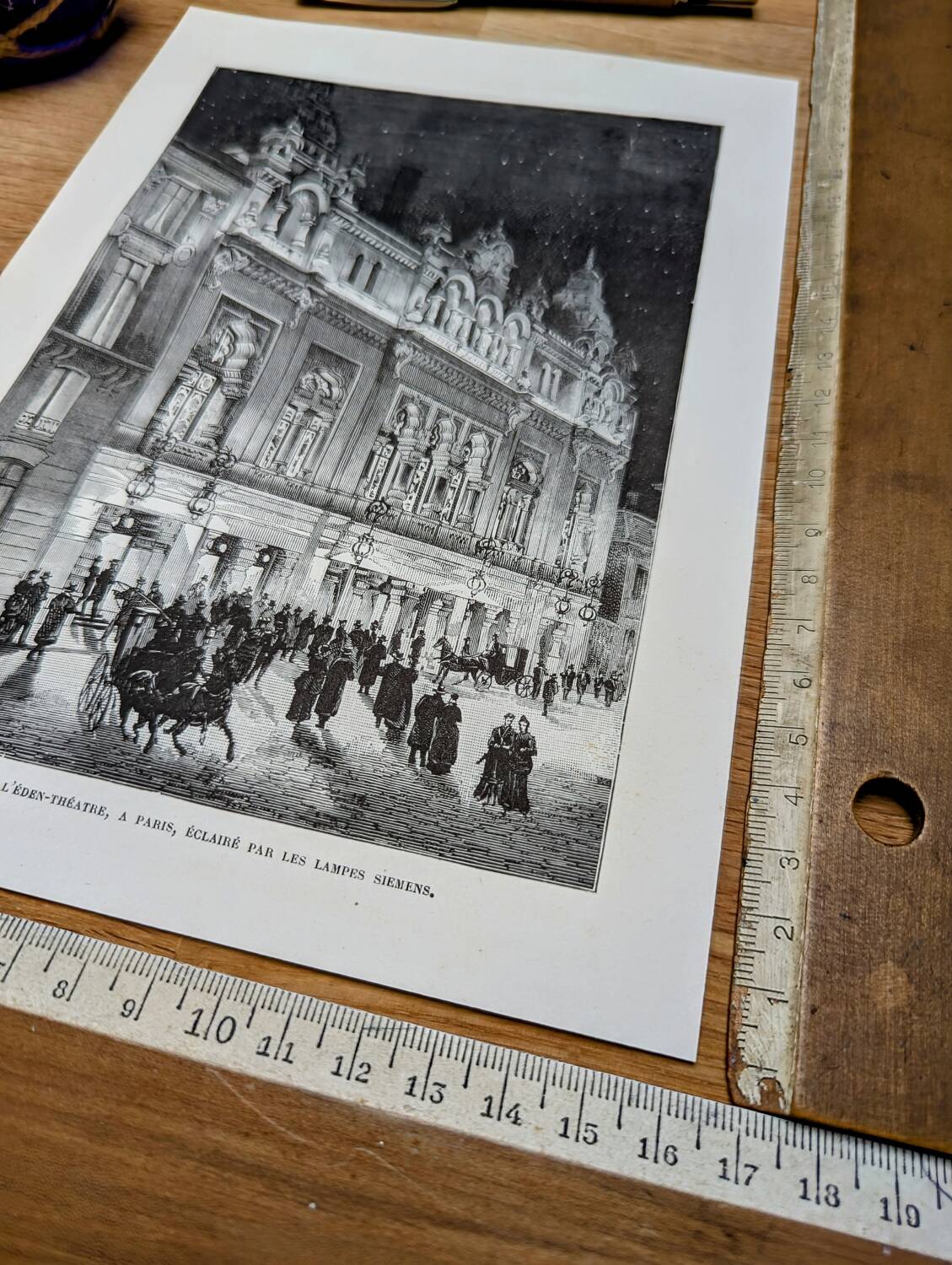 Imprimée en 1883, L'Eden Théâtre, Paris IXème.