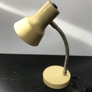 Beige metal desk lamp