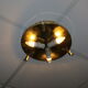 Hillebrand ceiling lamp with glass