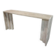 Contemporary Travertine Console, Italy