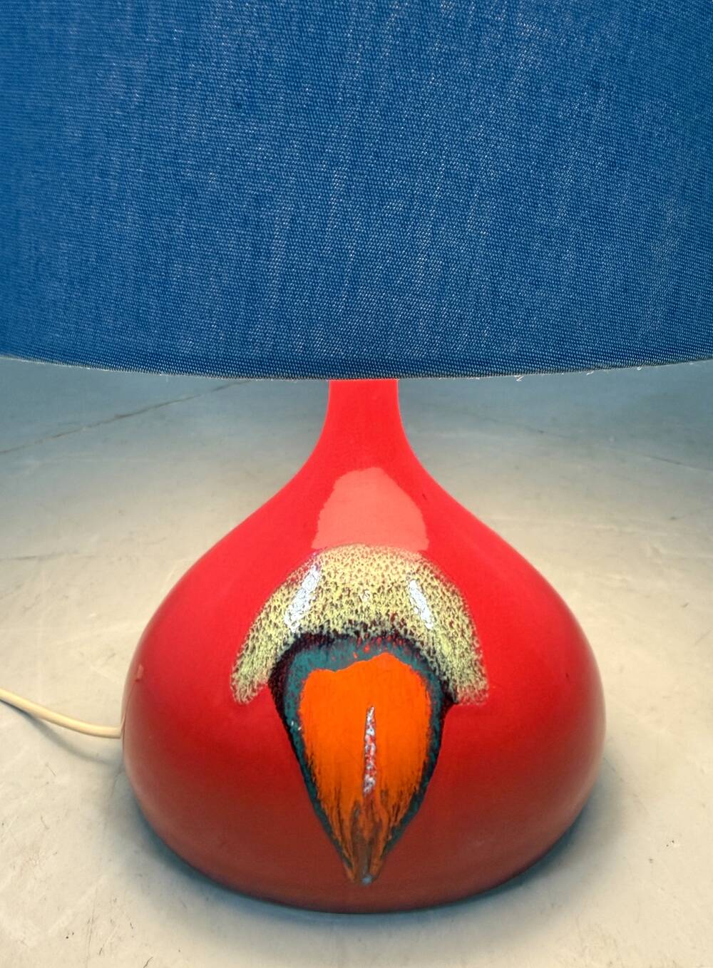 Lampe de table en céramique Bjørn Wiinblad pour Rosenthal Allemagne années 1960.