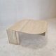 Italian travertine coffee table, 1980's