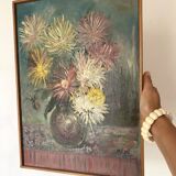 Painting on canvas bouquet, oil on canvas