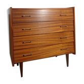 Commode vintage des années 60 couleur teck