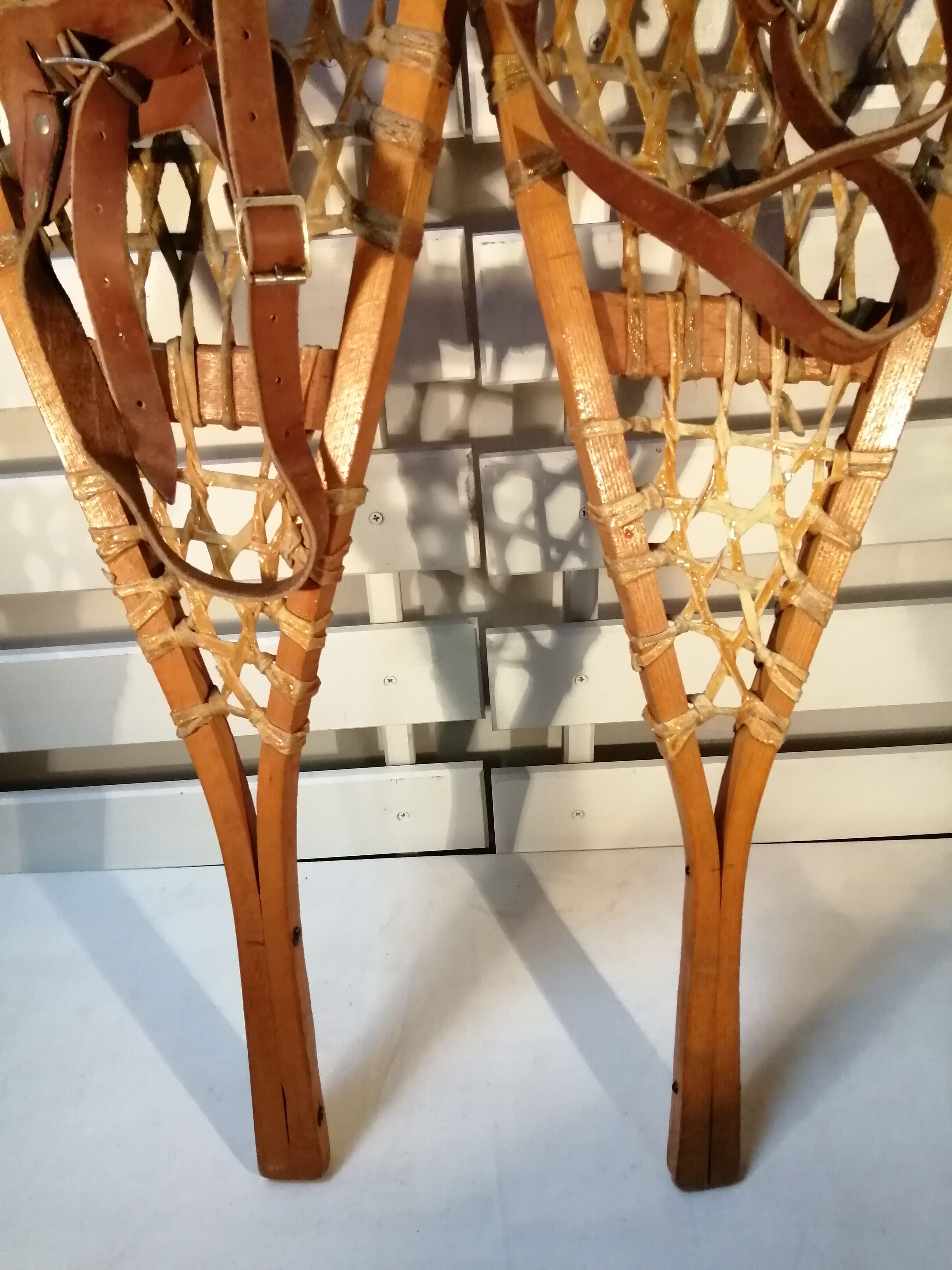 Old pair of snowshoes - vintage