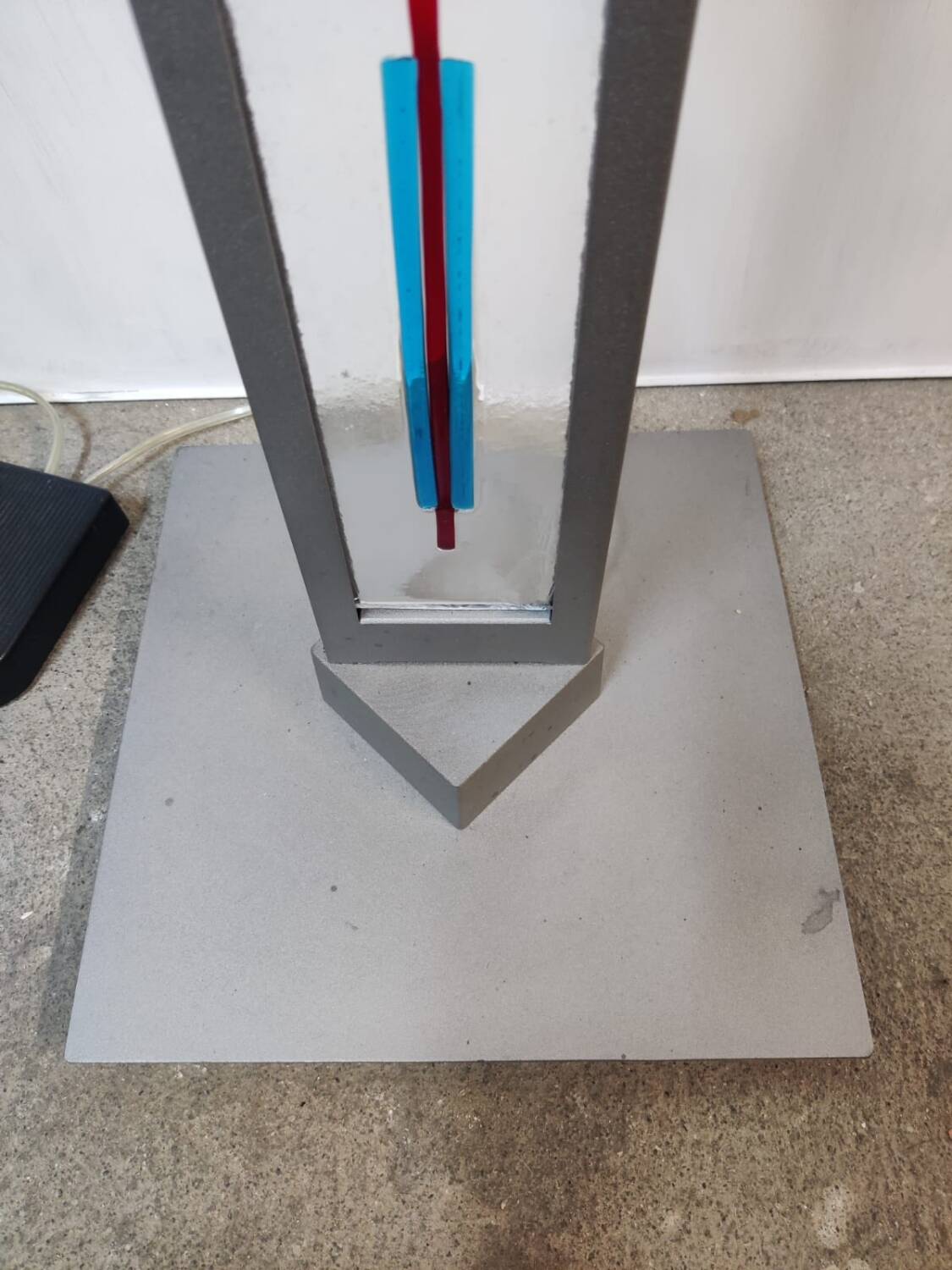 Murano glass floor lamp by de Majo