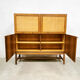 Midcentury design rattan cabinet ‘Bohemian chique’