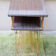 Meuble vintage porte-vinyles