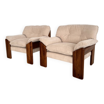 Fauteuils italiens « Sapporo » de Mario Marenco pour Mobil Girgi