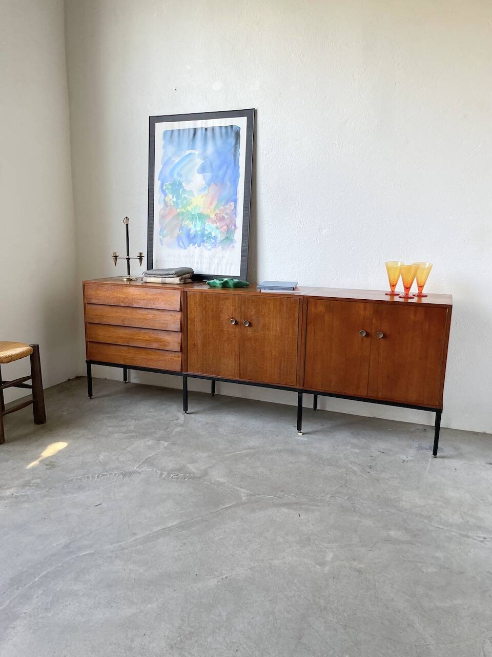 Vintage 50s modernist sideboard