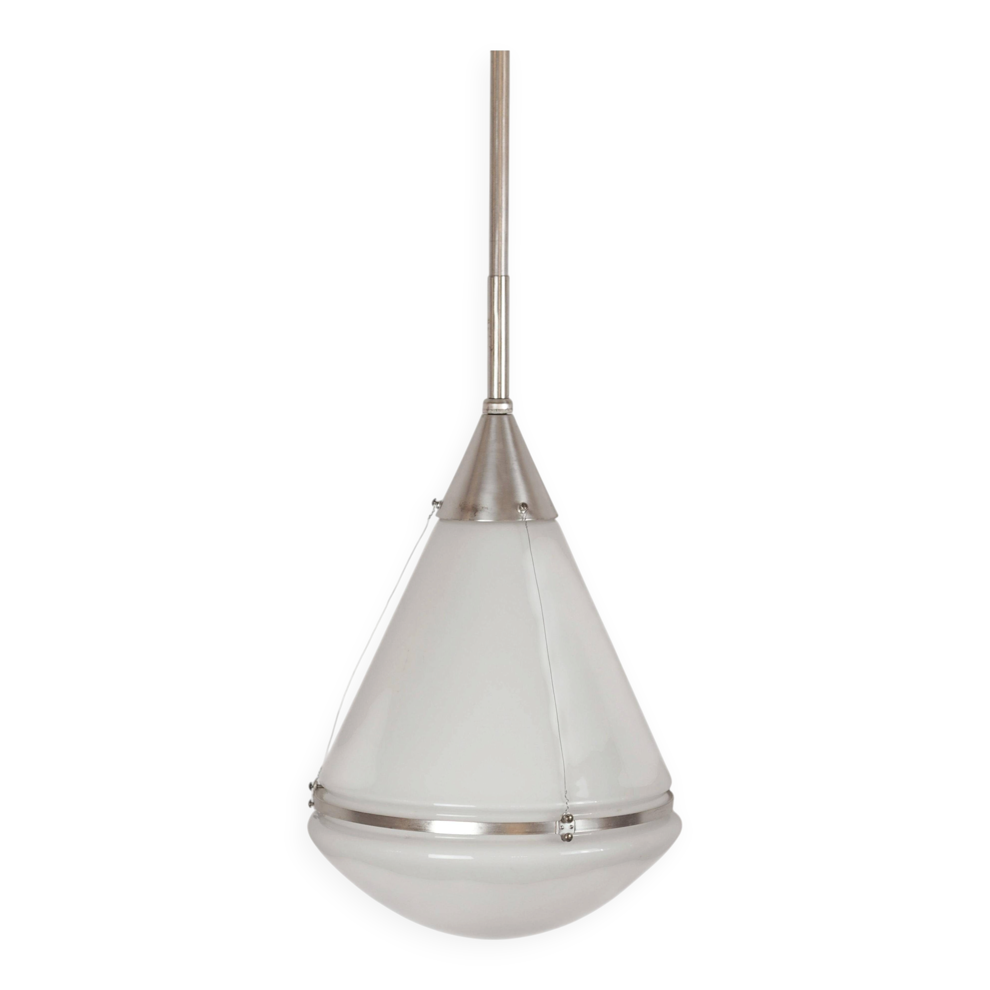 Iconic pendant lamp "Luzette" by Peter Behrens for Siemens, c. 1910s