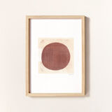 Painting on paper •Terracotta M580 • signed eawy