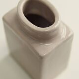 Cuubik small opal vase